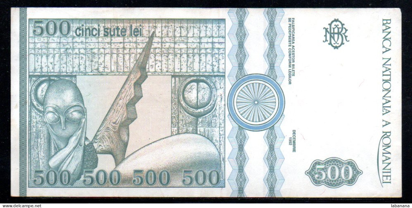 329-Roumanie 500 Lei E0038 Fil. De Profil - Rumania