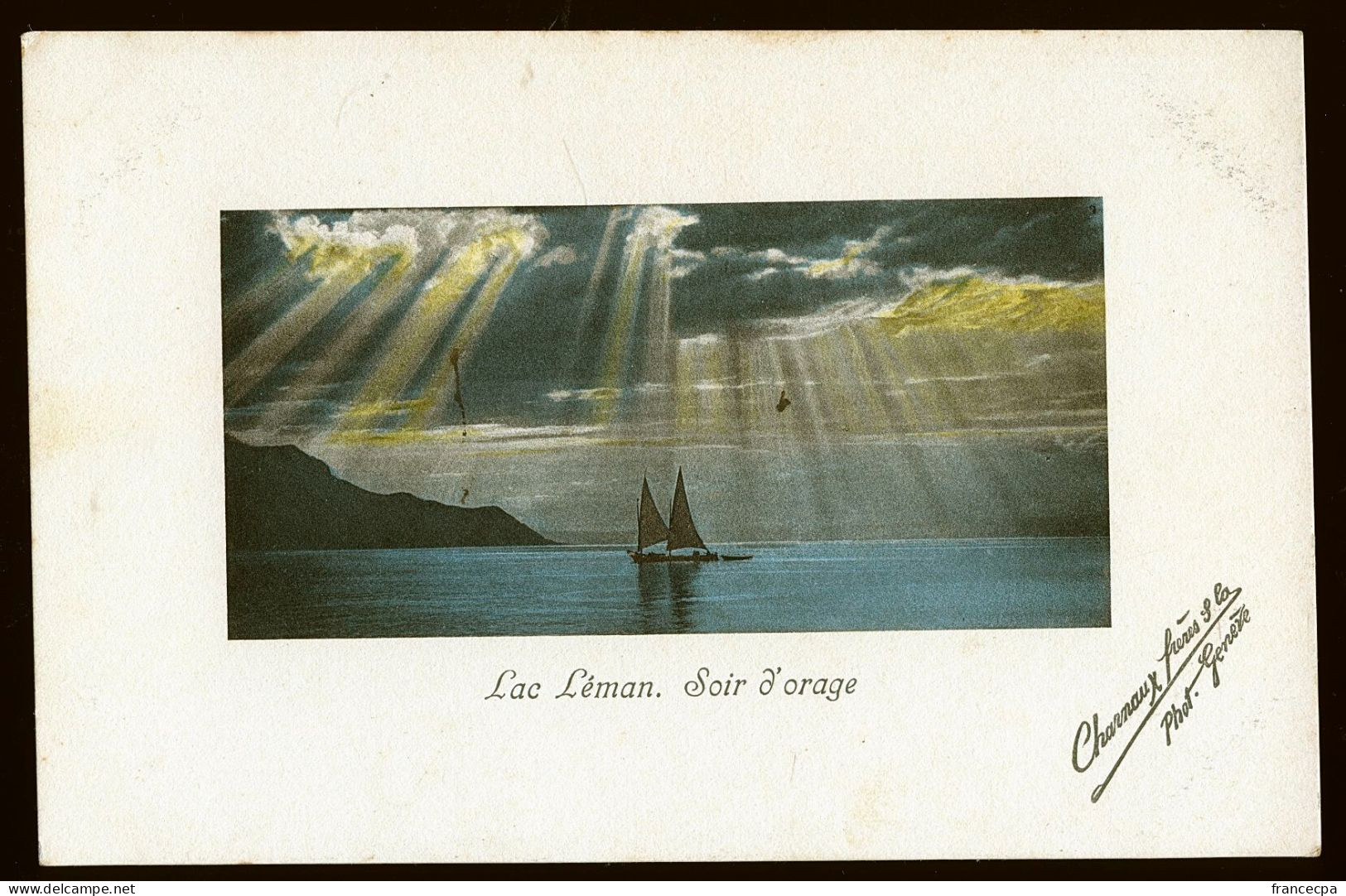 14702 - SUISSE - LAC LEMAN - Soir D'orage - Interlaken