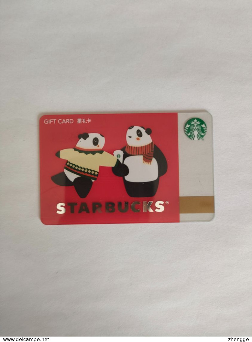 China Gift Cards, Starbucks, 500 RMB, 2020,(1pcs) - Cartes Cadeaux