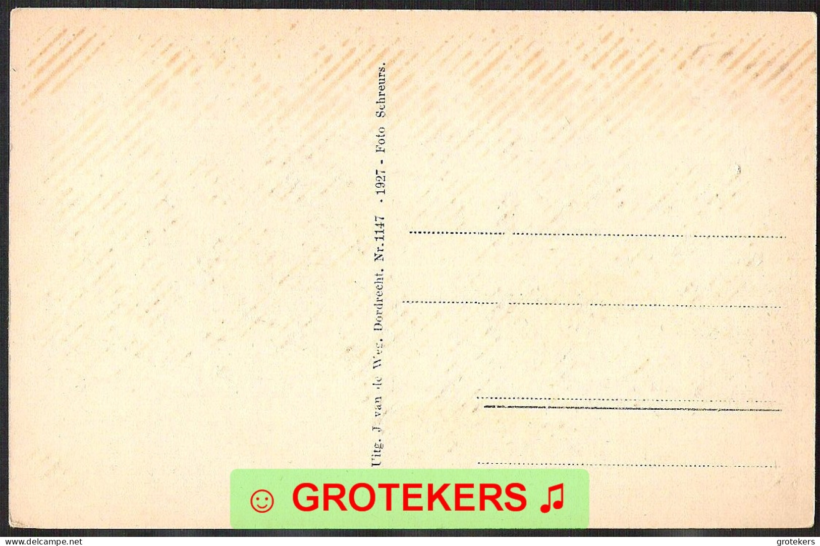 DORDRECHT Groote Kerk, Koor Kapellenkrans En Vrouwenkoor 1927 - Dordrecht
