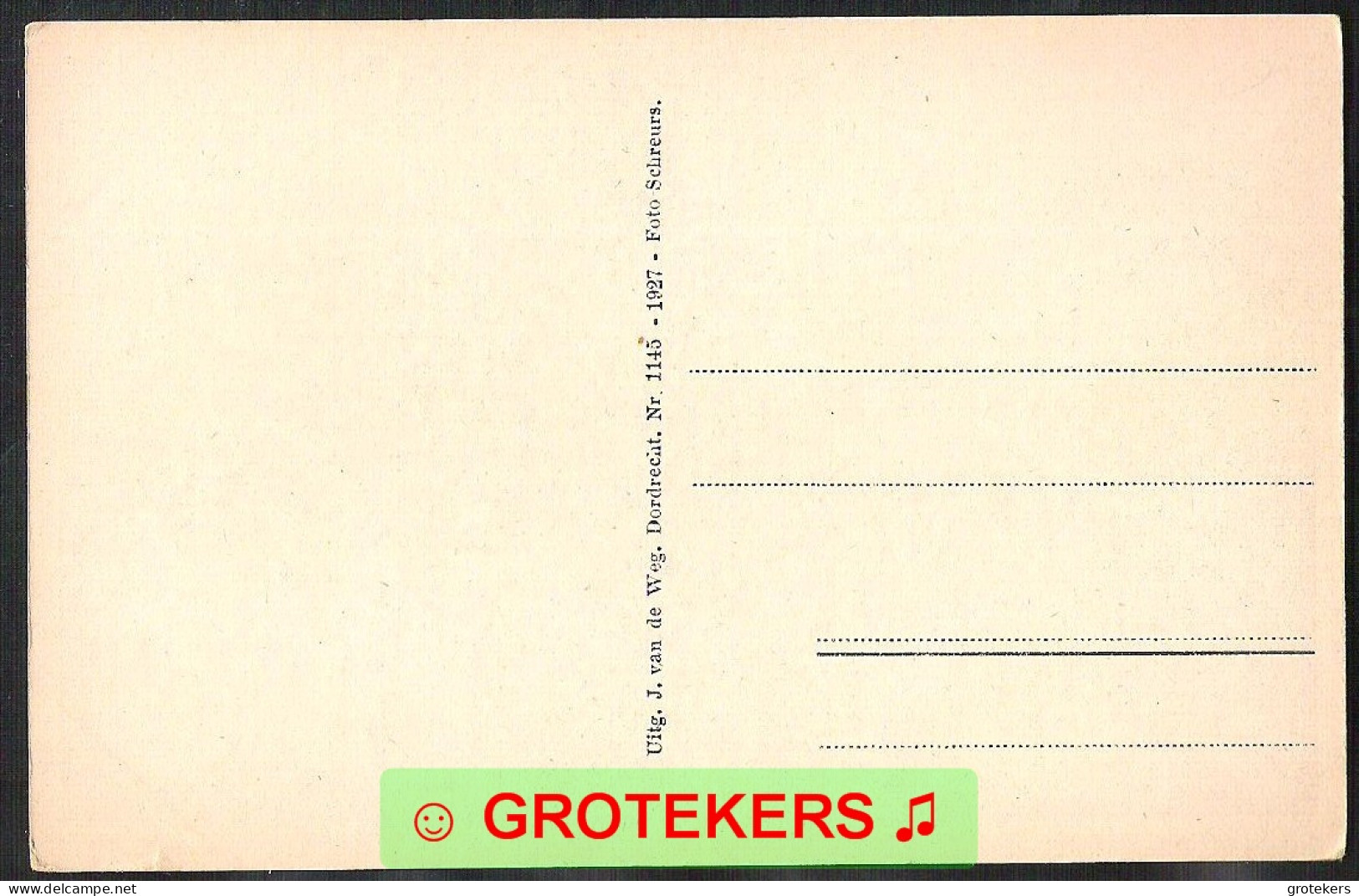 DORDRECHT Groote Kerk (Zuid- En Oostzijde) 1927 - Dordrecht