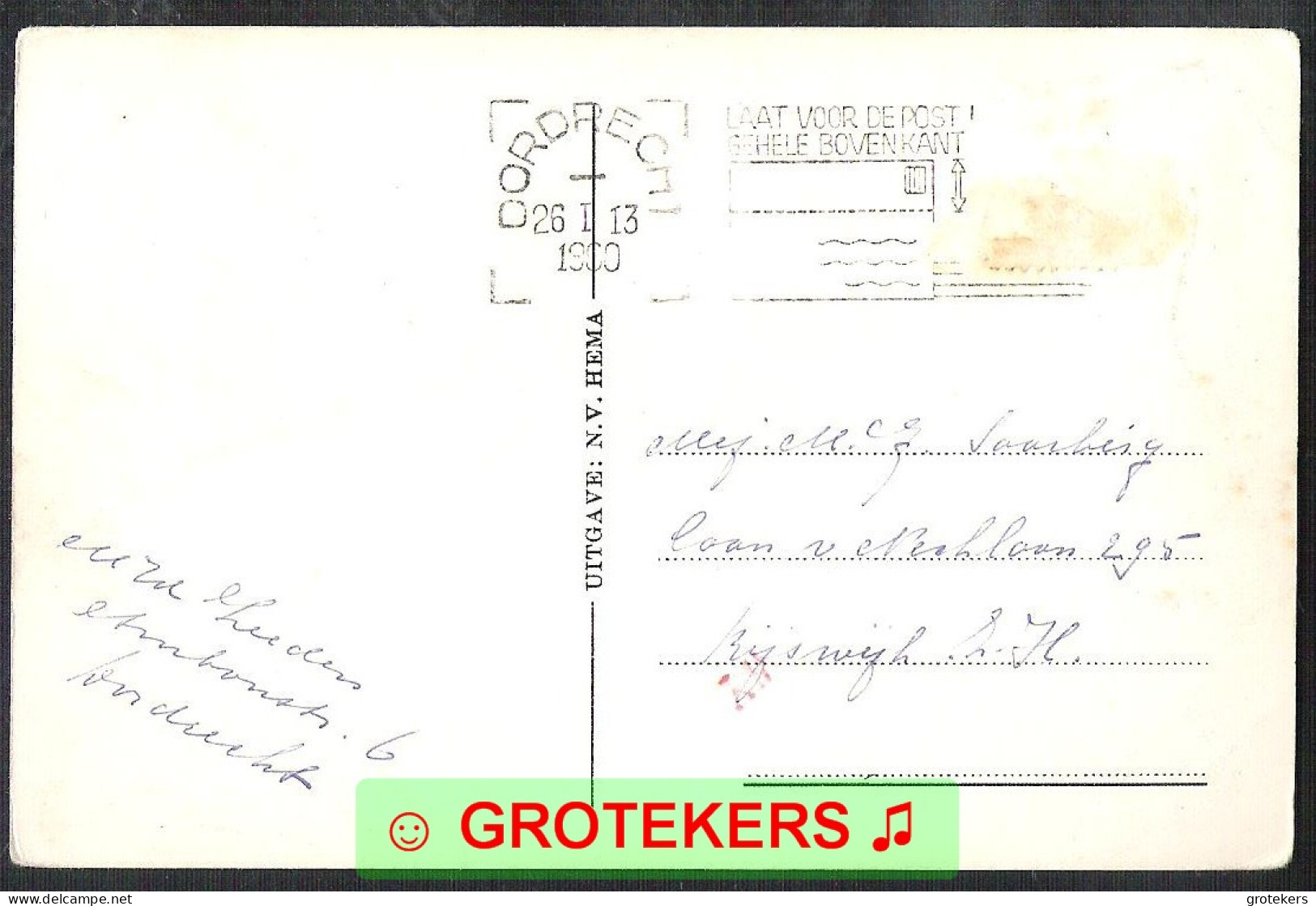 DORDRECHT Kalkhaven Met Groote Kerk 1960 - Dordrecht