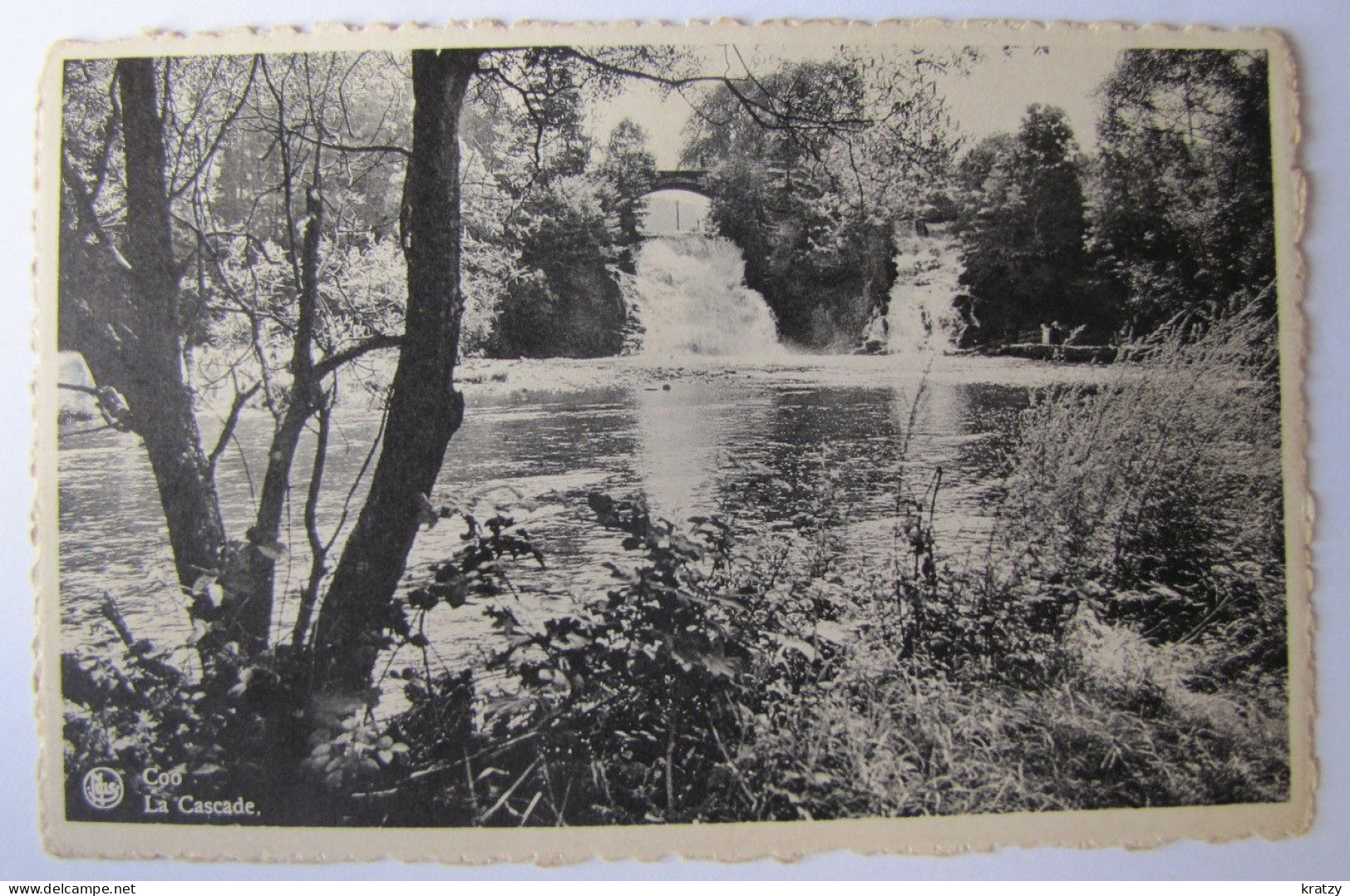 BELGIQUE - LIEGE - STAVELOT - COO - La Cascade - 1948 - Stavelot