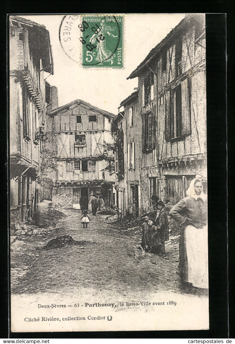 CPA Parthenay, La Basse-Ville Avant 1889  - Parthenay