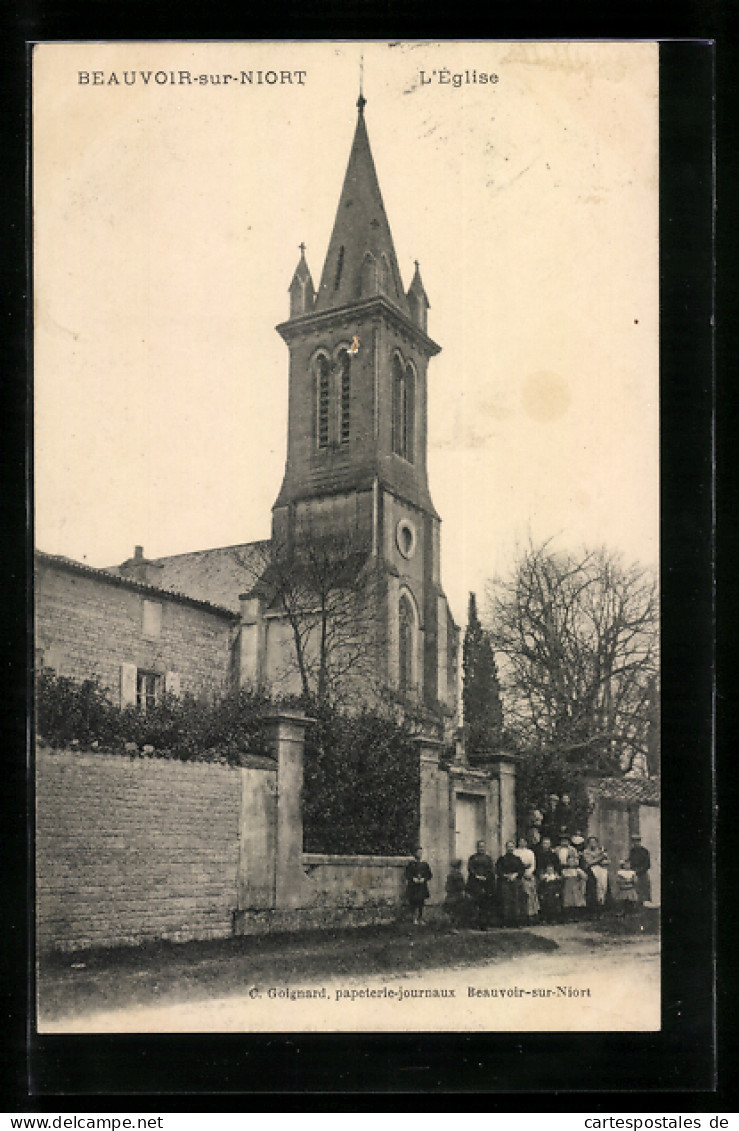 CPA Beauvoir-sur-Niort, L`Eglise  - Niort