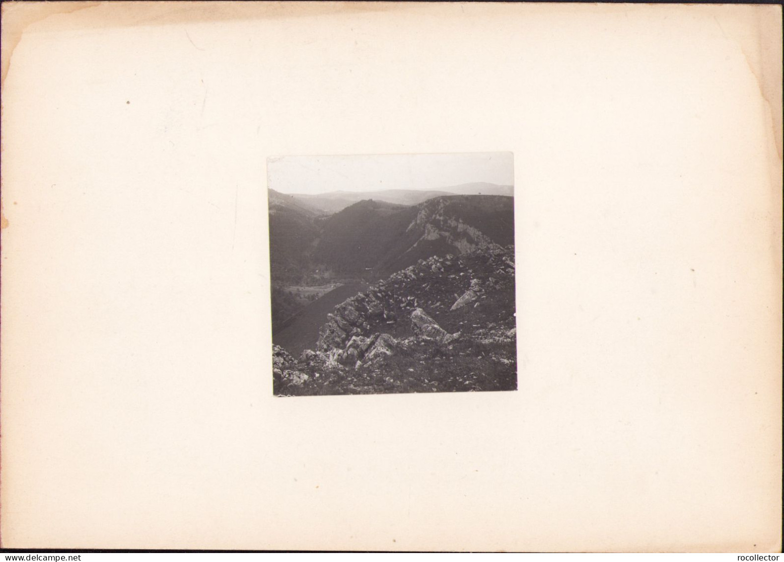 Valea Carașului Văzută Dinspre Platoul Iabalcea, Fotografie De Emmanuel De Martonne, 1921 G28N - Orte
