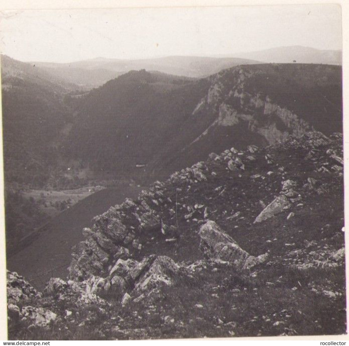 Valea Carașului Văzută Dinspre Platoul Iabalcea, Fotografie De Emmanuel De Martonne, 1921 G28N - Orte