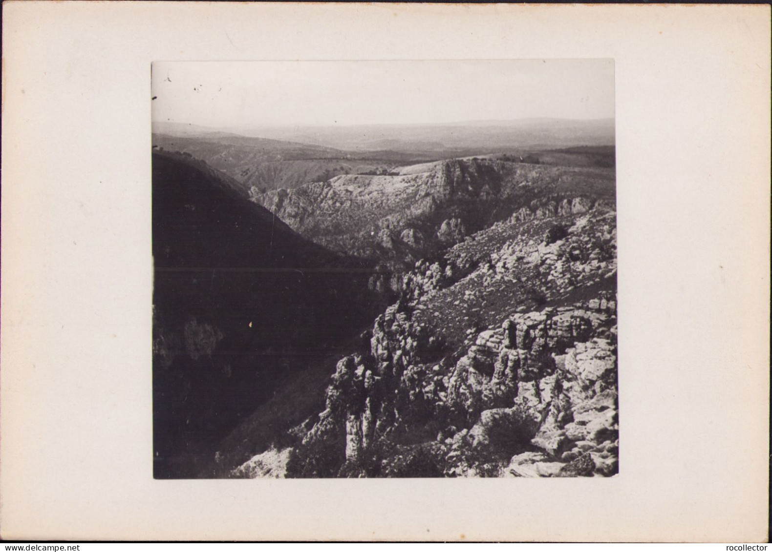 Valea Carașului Văzută Dinspre Platoul Iabalcea, Fotografie De Emmanuel De Martonne, 1921 G26N - Lugares
