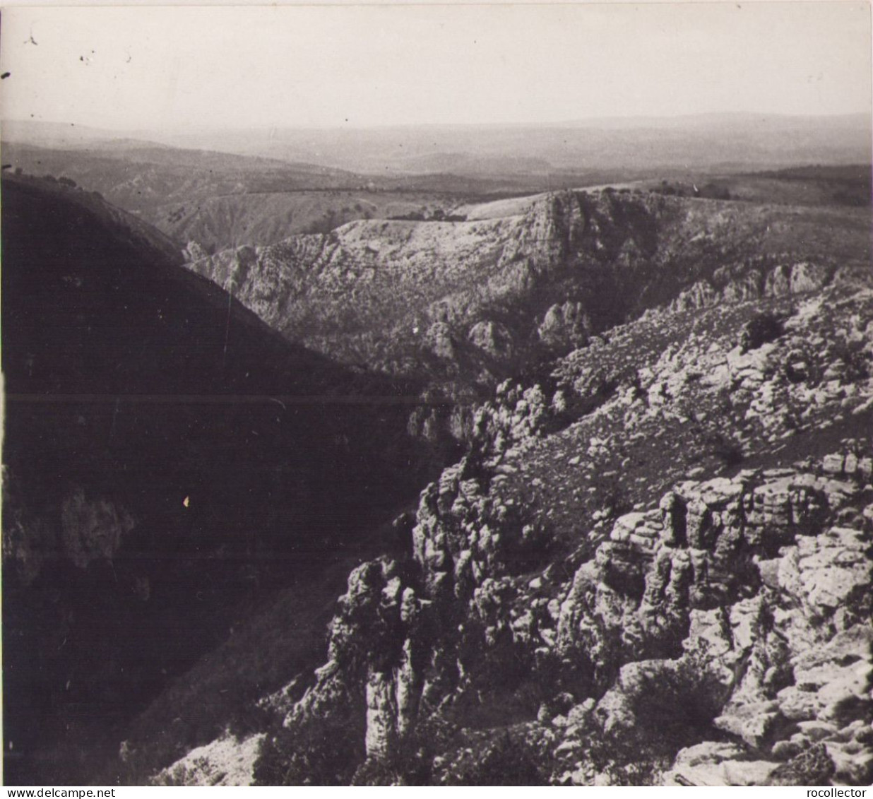 Valea Carașului Văzută Dinspre Platoul Iabalcea, Fotografie De Emmanuel De Martonne, 1921 G26N - Lugares