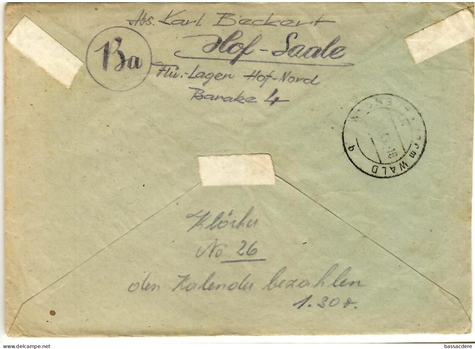 79999 -  De HOF Pour La Zone  U.S. - Briefe U. Dokumente