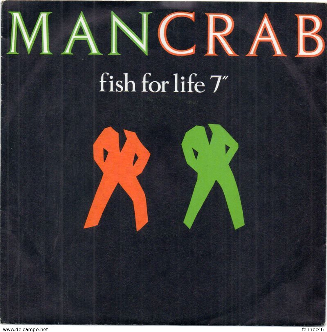 Vinyle  45T - Mancrab - Fish For Life  - Instr. - Otros - Canción Inglesa