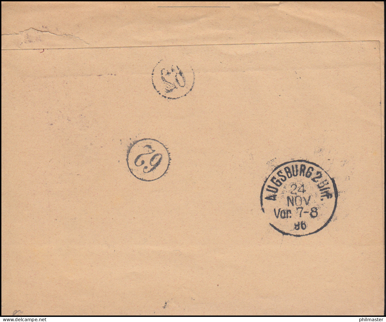 Württemberg PS 2 Streifband-Drucksache Die Briefmarke ESSLINGEN-BAHNHOF 23.11.96 - Postal  Stationery