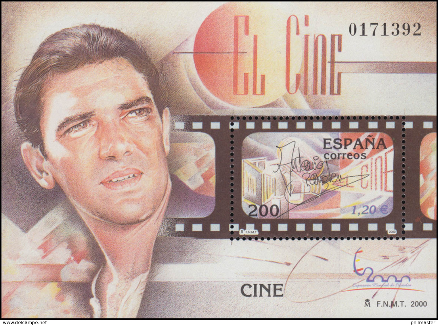 Spanien Block 88 Kino: Schauspieler Antonio Banderas, **/MNH - Other & Unclassified