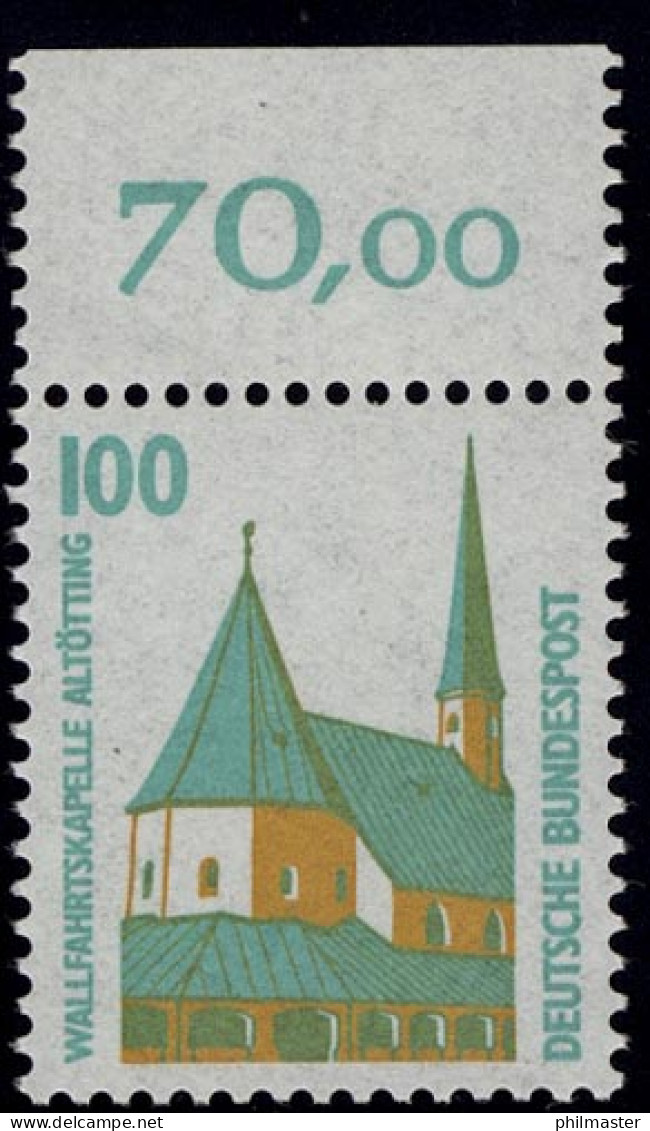 1406u SWK 100 Pf Oberrand ** Postfrisch - Unused Stamps
