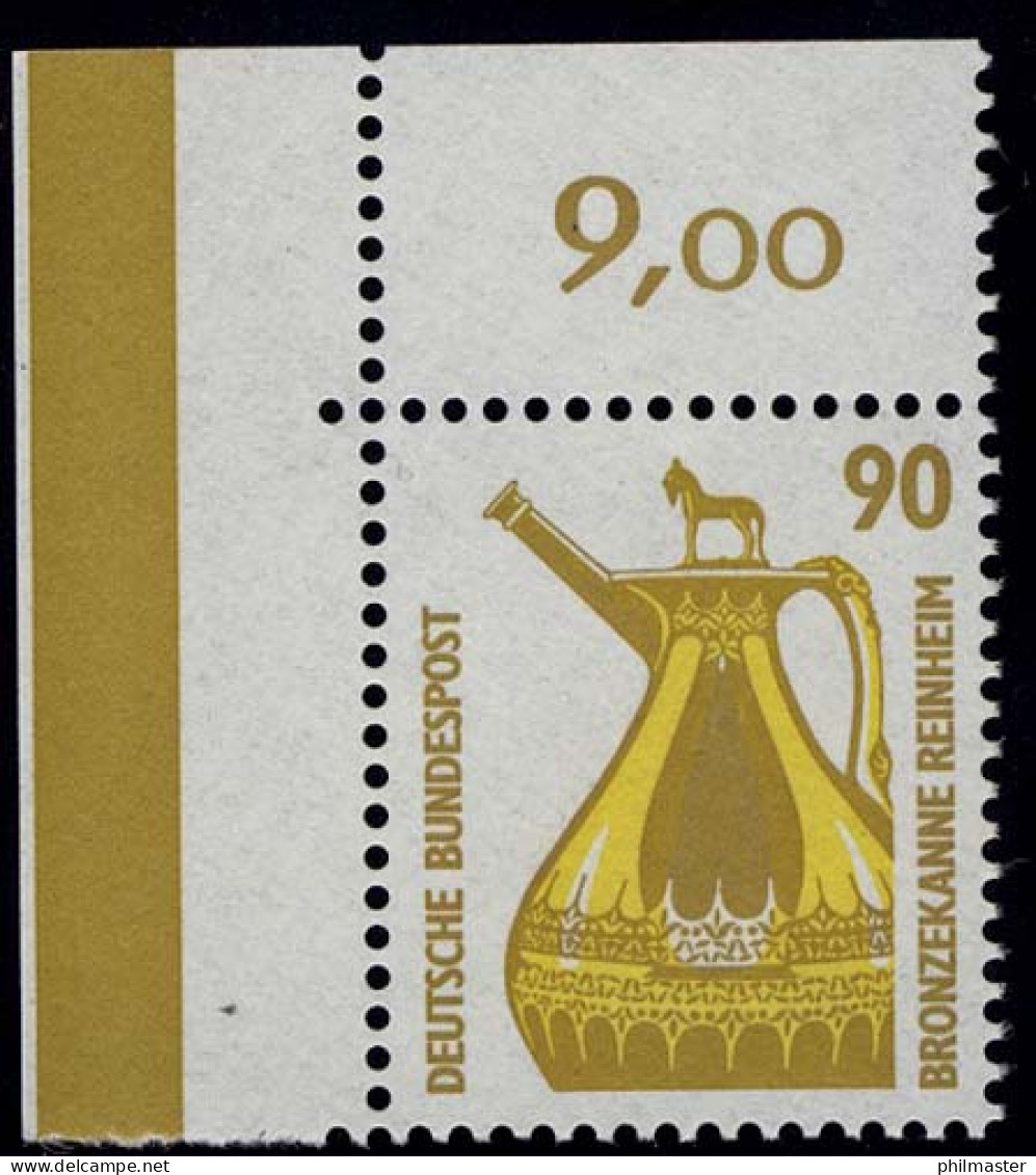 1380 SWK 90 Pf Ecke Ol ** Postfrisch - Unused Stamps