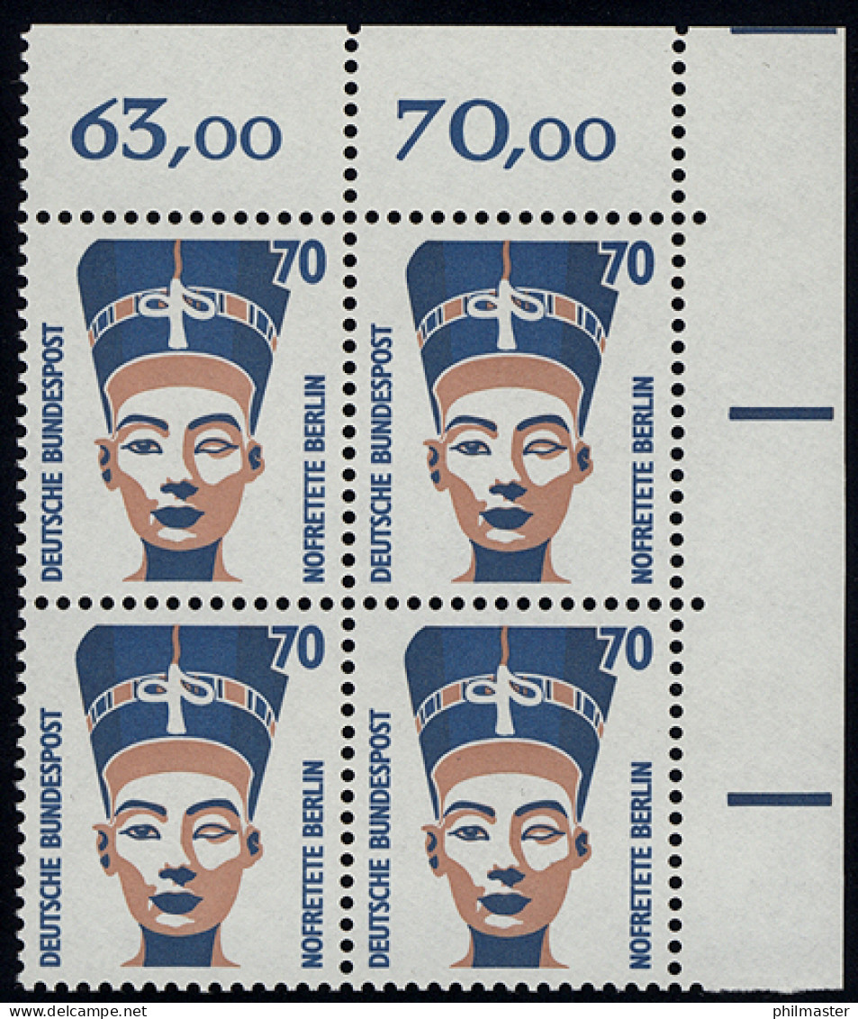 1374 SWK 70 Pf Eck-Vbl. Or ** Postfrisch - Unused Stamps