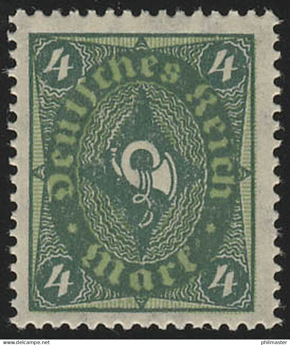 173 Freimarke Posthorn 4 M Wz 1 ** - Unused Stamps