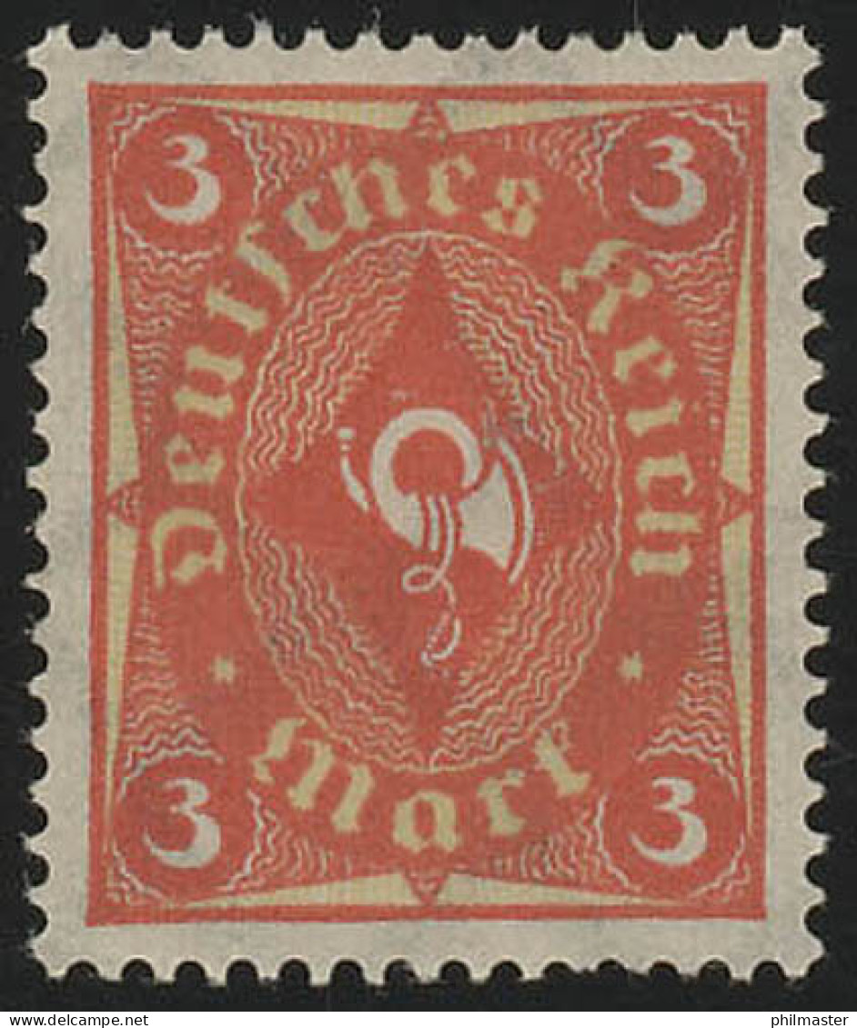 192 Freimarke Posthorn 3 M Wz 2 ** - Unused Stamps