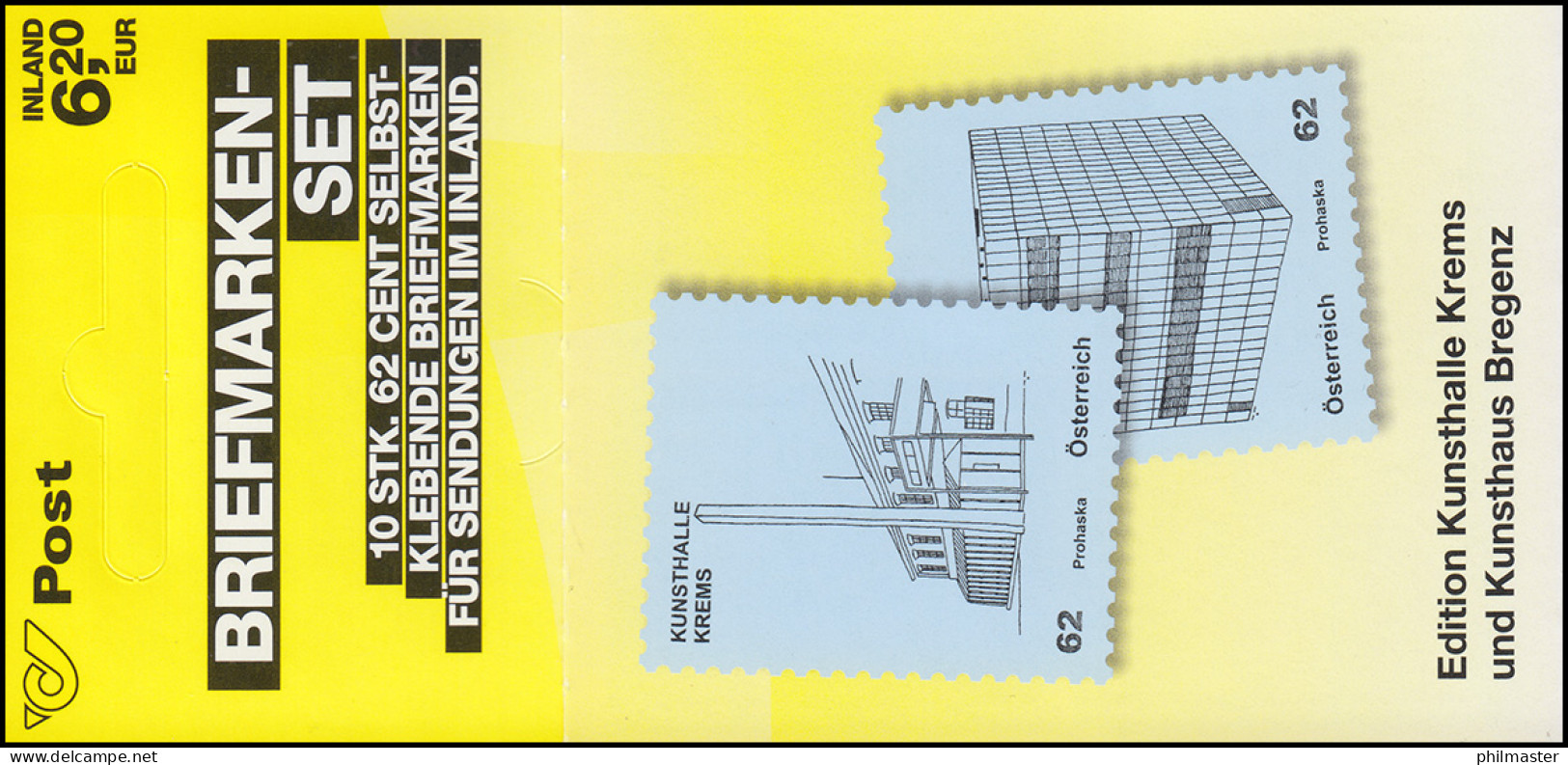 Österreich MH 0-7 Kunsthäuser Bregenz Und Krems, Postfrisch ** - Booklets