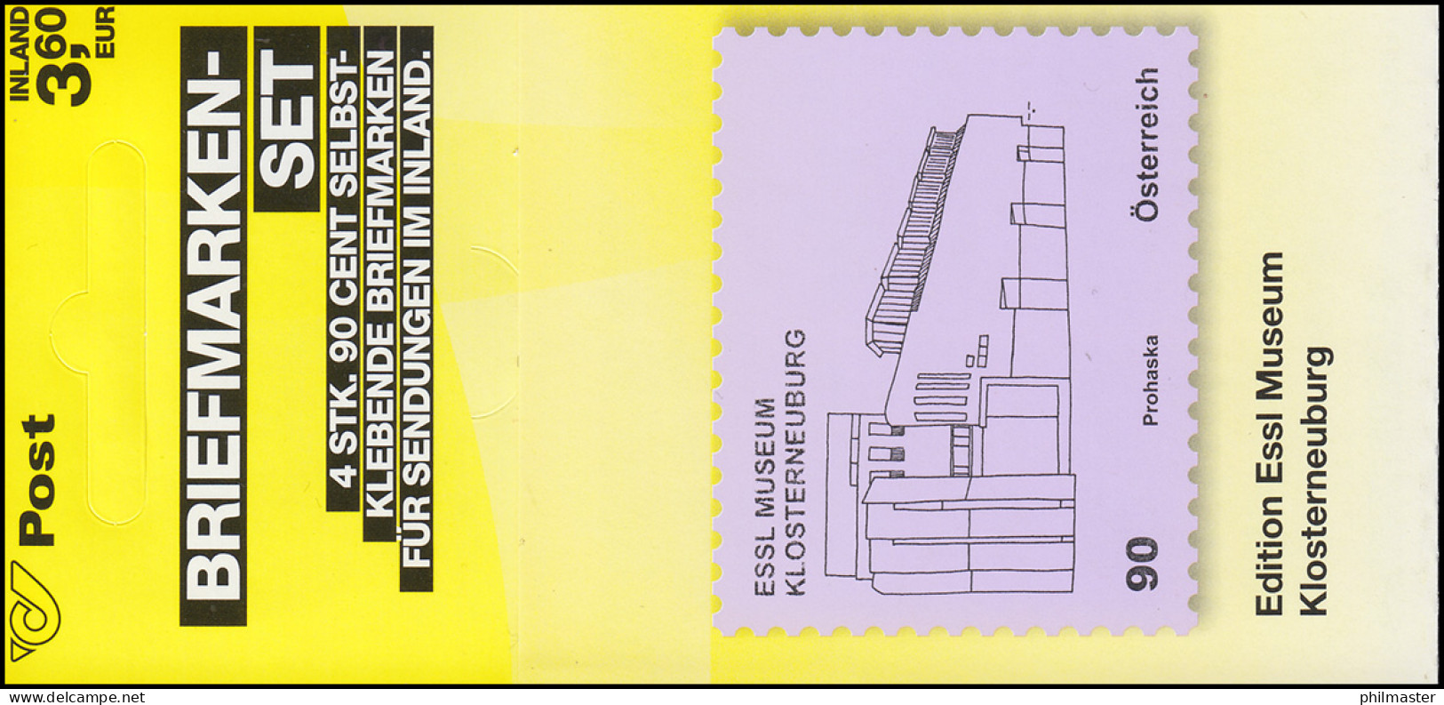 Österreich MH 0-10 Kunsthäuser Museum Klosterneuburg , Postfrisch ** - Postzegelboekjes