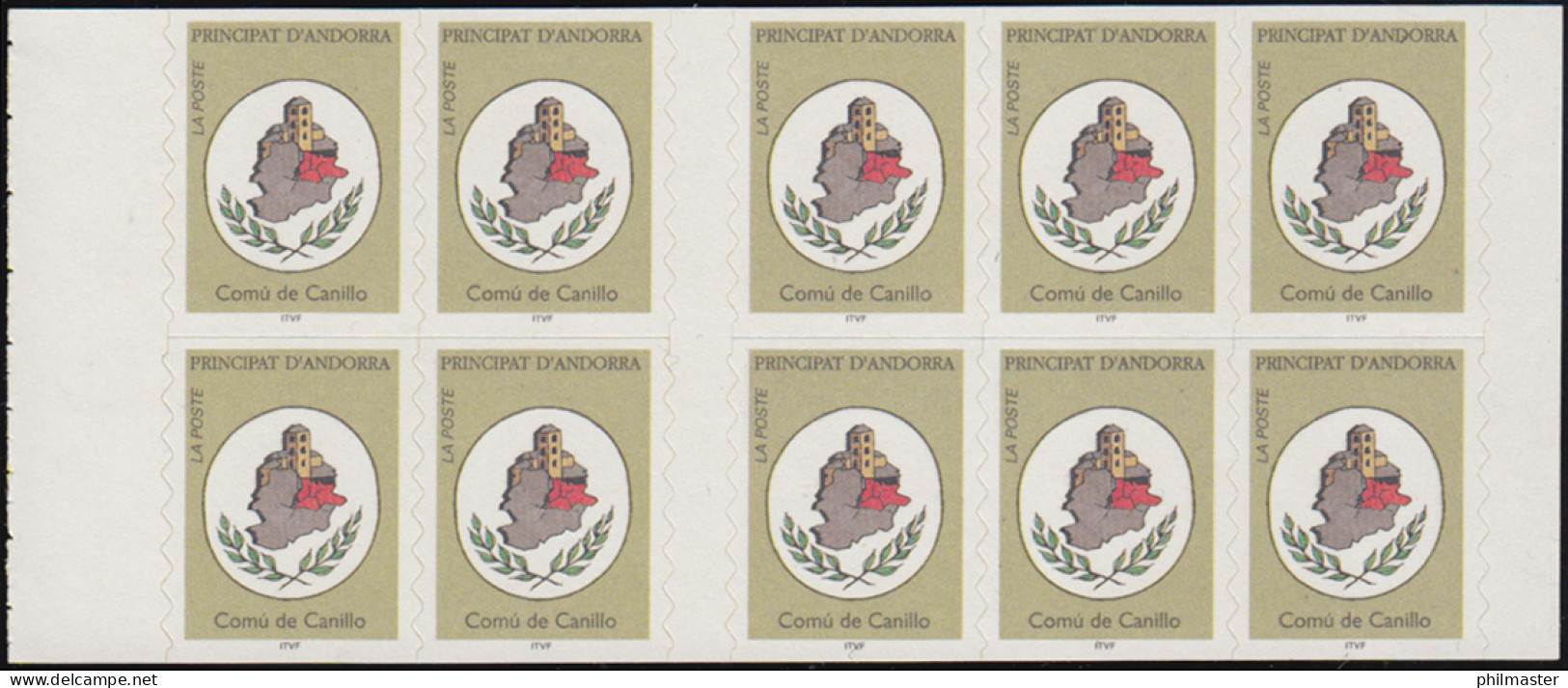Andorra (Französische Post) Markenheftchen 0-6 Wappen Candillo ** / MNH - Postzegelboekjes