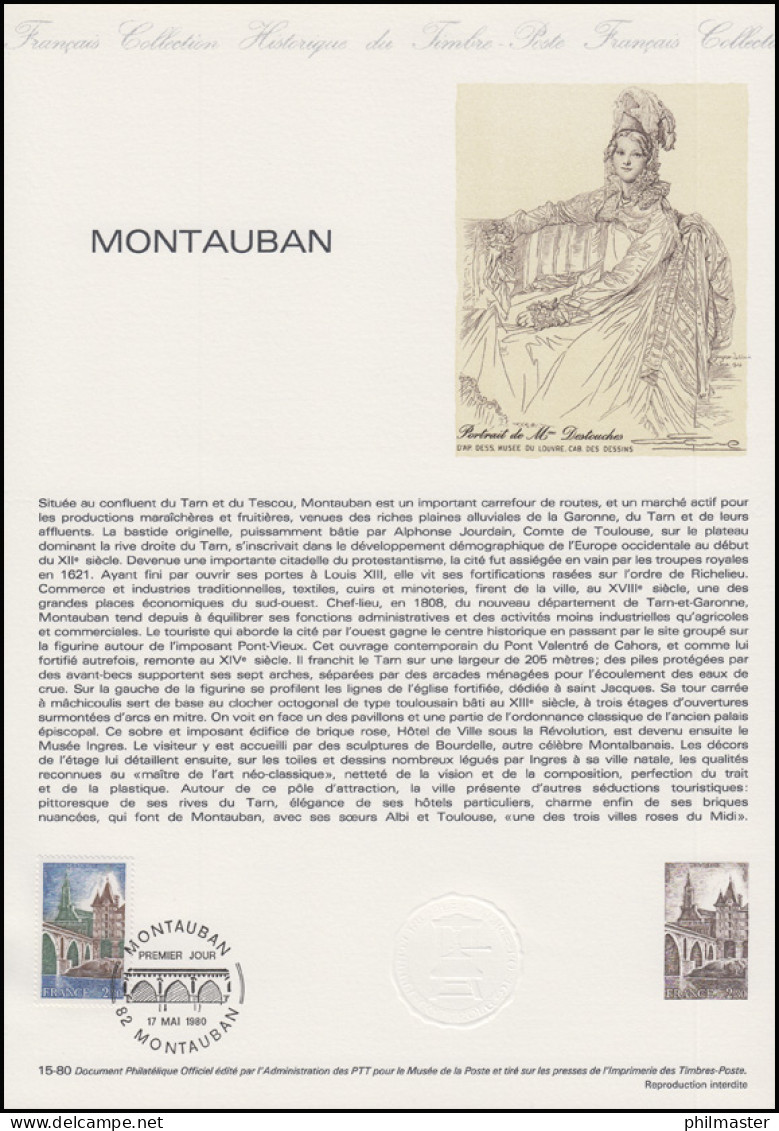 Collection Historique: Stadt Montauban - Tarn Und Die Alte Brücke 17.5.1980 - Autres & Non Classés