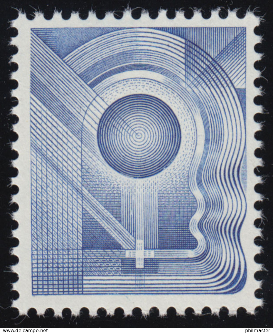 Deutschland: Probedruck Der Bundesdruckerei Specimen Test Stamp, Postfrisch ** - Variétés Et Curiosités