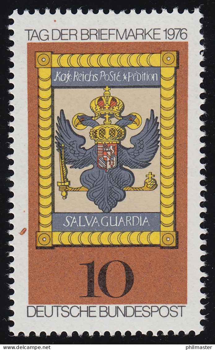 903 T.ag Der Briefmarke Mit PLF: Farbfleck Links Und über Dem D Von DER, ** - Abarten Und Kuriositäten