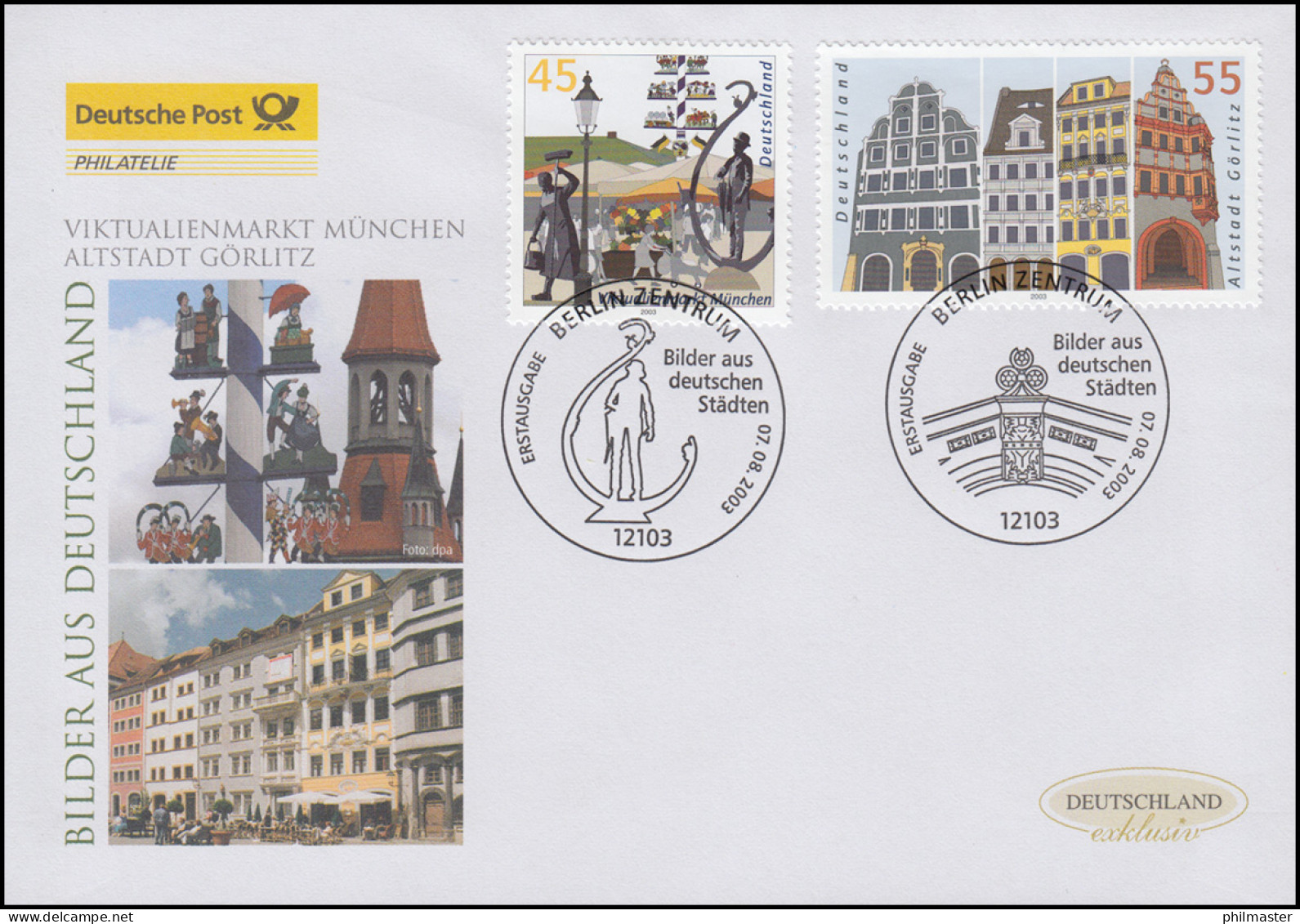 2356-2357 München Und Görlitz, Satz Auf Schmuck-FDC Deutschland Exklusiv - Briefe U. Dokumente