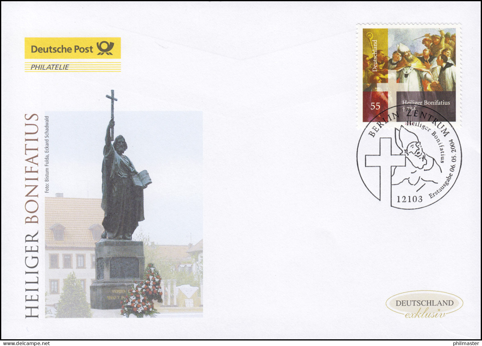 2401 Heiliger Bonifatius, Schmuck-FDC Deutschland Exklusiv - Covers & Documents