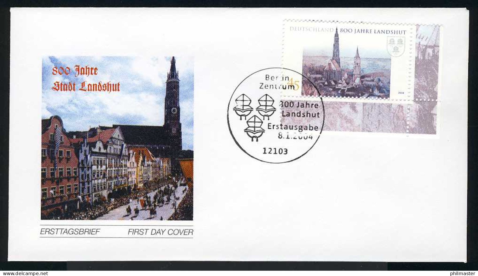 2376 St. Martin Und Kastulus Landshut FDC Berlin - Briefe U. Dokumente