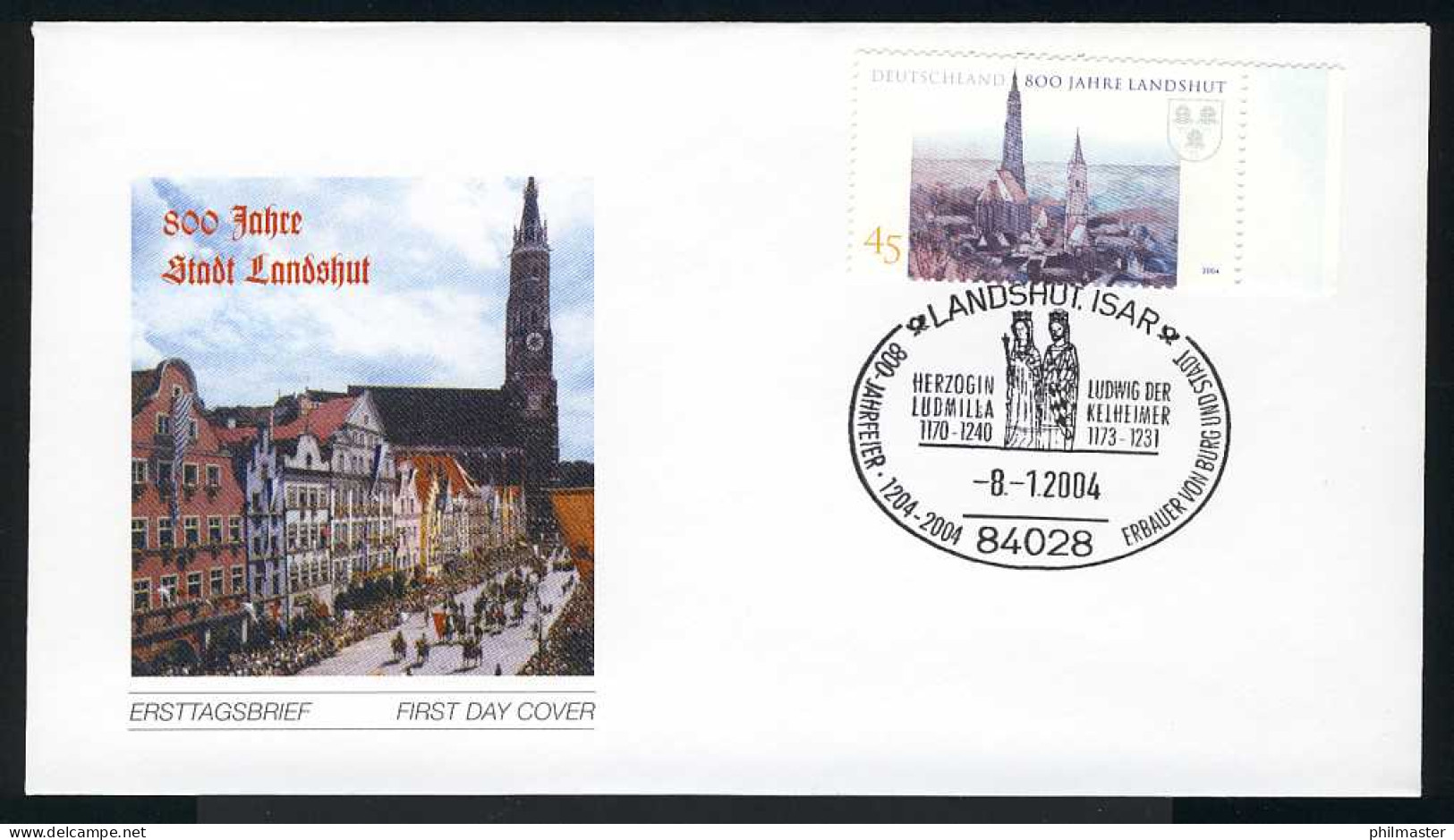 2376 St. Martin Und Kastulus Landshut FDC Landshut - Briefe U. Dokumente