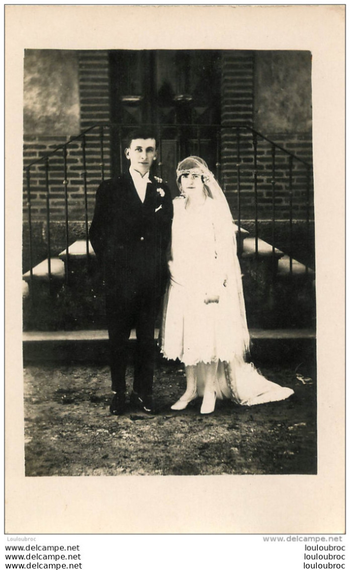 CARTE PHOTO MARIAGE - To Identify