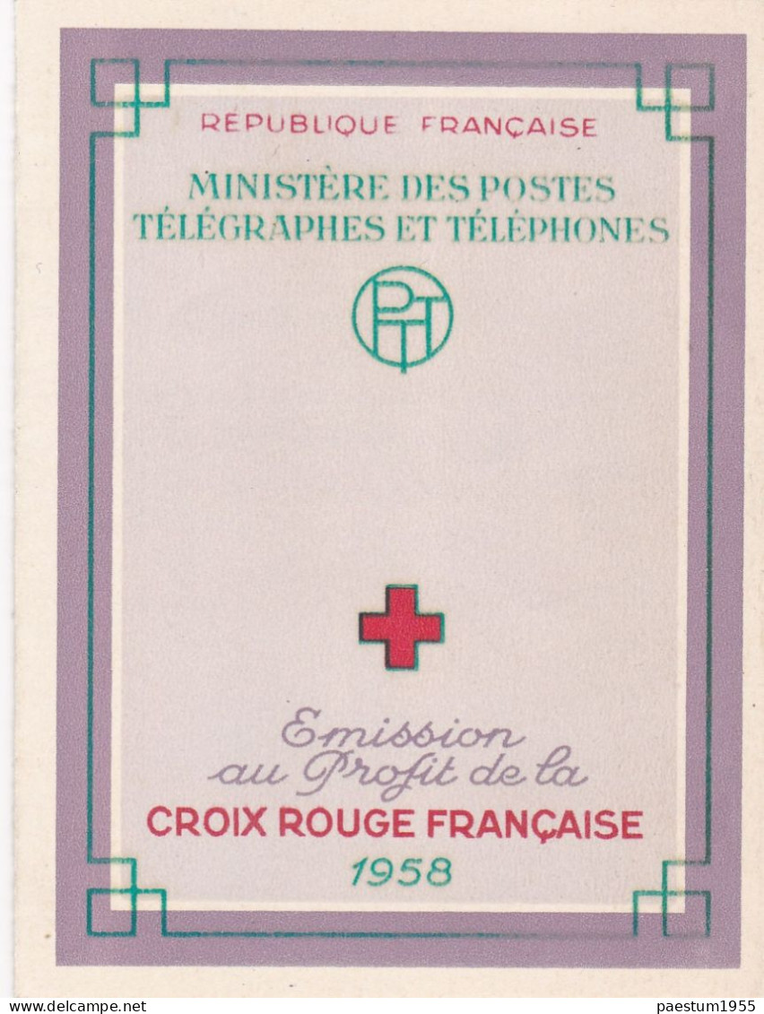 Carnet France Neuf** MNH 1958 Croix-Rouge Française N° 2007 Saint Vincent De Paul - J.H. DUNANT Superbe - Rode Kruis
