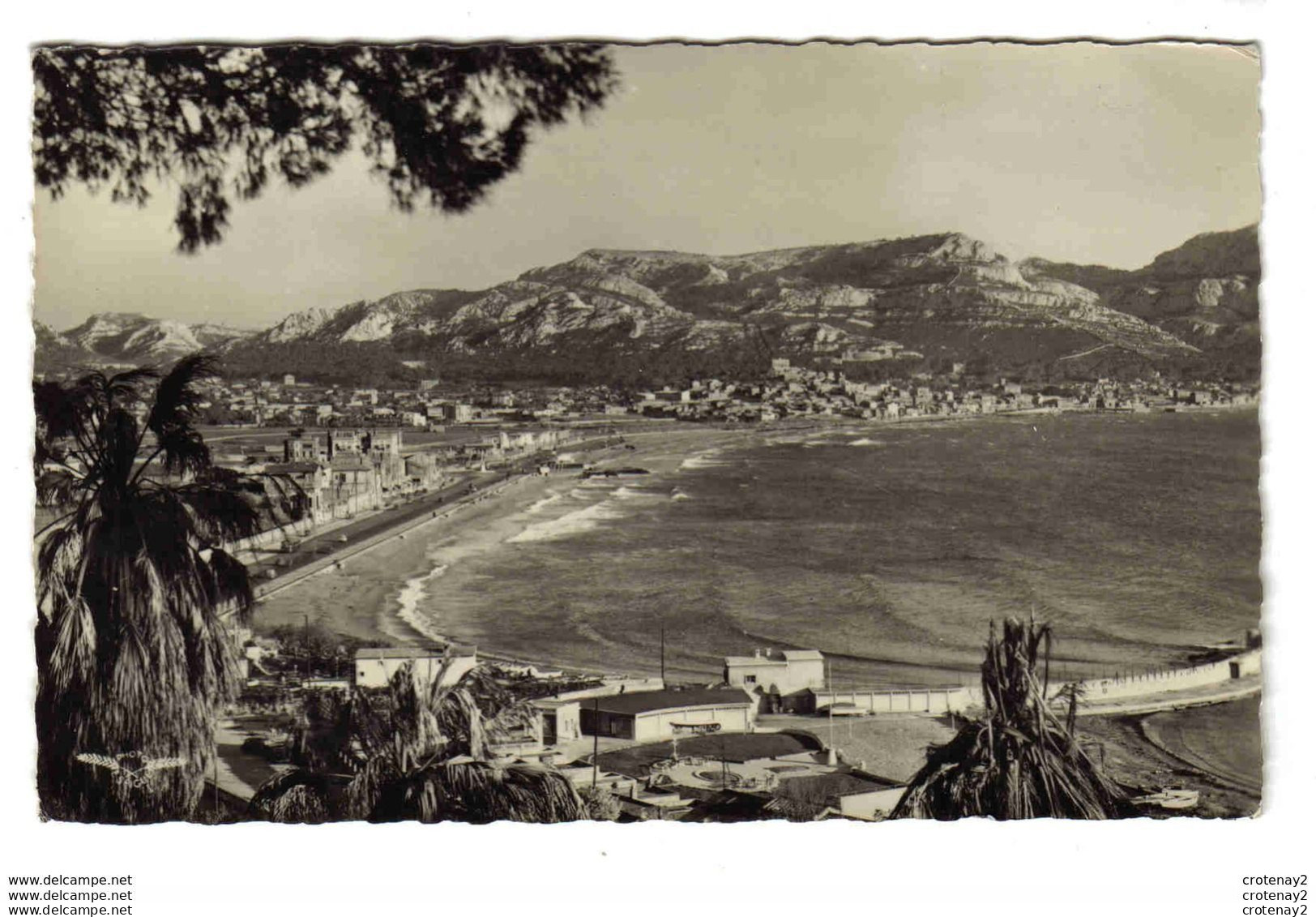 13 MARSEILLE N°1 La Promenade De La Plage Le Massif De MARSEILLEVEYRE BUS Chausson Citroën Traction VOIR DOS - Non Classificati