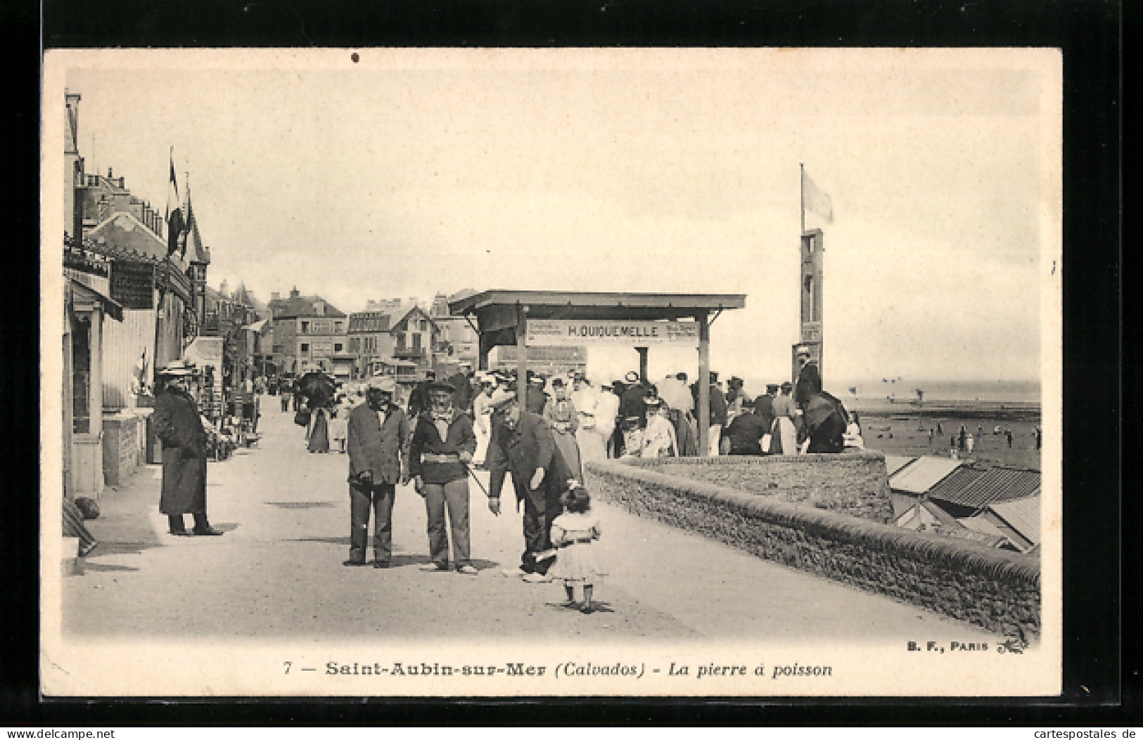 CPA Saint-Aubin-sur-Mer, La Pierre à Poisson  - Saint Aubin