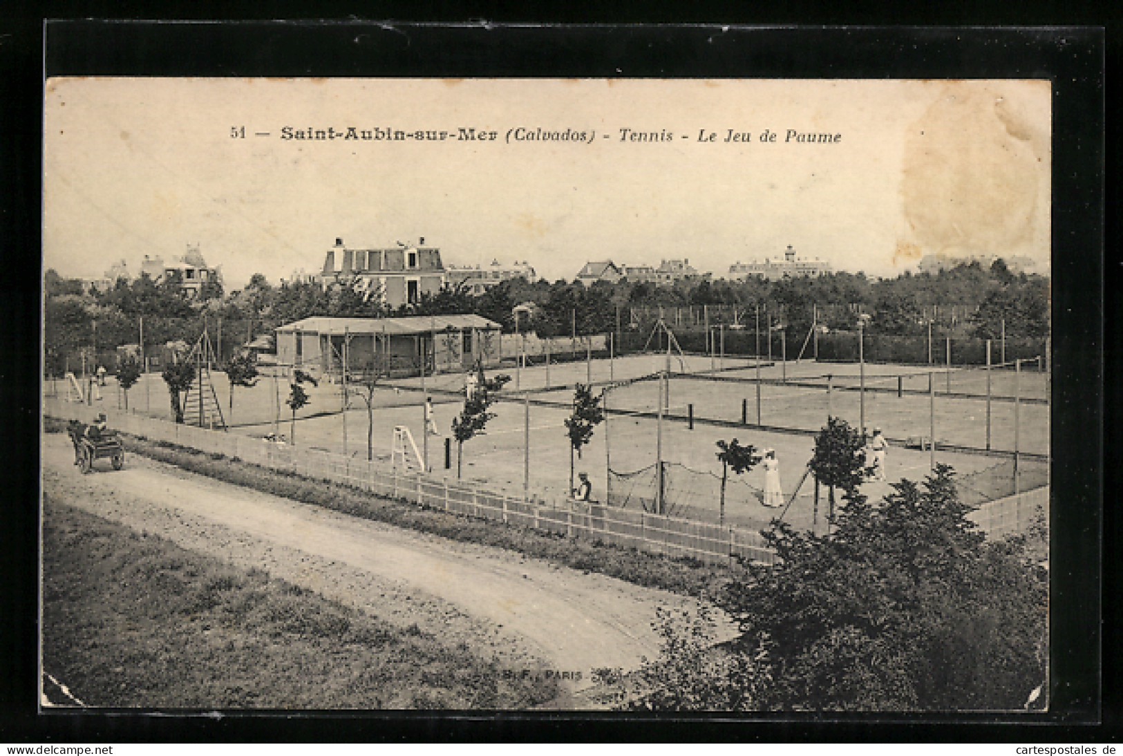 CPA Saint-Aubin-sur-Mer, Tennis - Le Jeu De Paume  - Saint Aubin