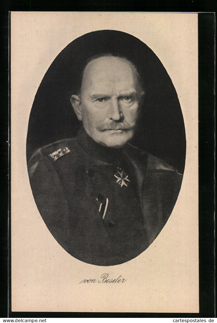 AK General Von Beseler  - Weltkrieg 1914-18