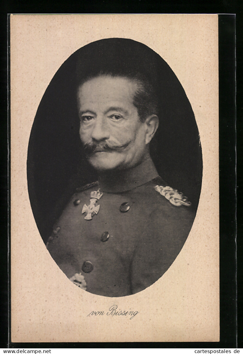 AK Heerführer Von Bisisng In Uniform Mit Orden  - War 1914-18