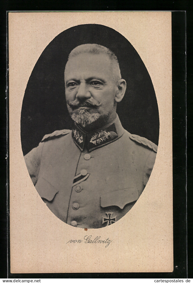 AK Heerführer Von Gallwitz In Uniform  - Weltkrieg 1914-18