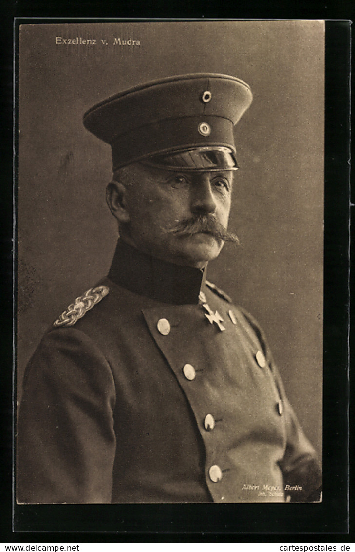 AK Exzellenz Von Mudra  - War 1914-18