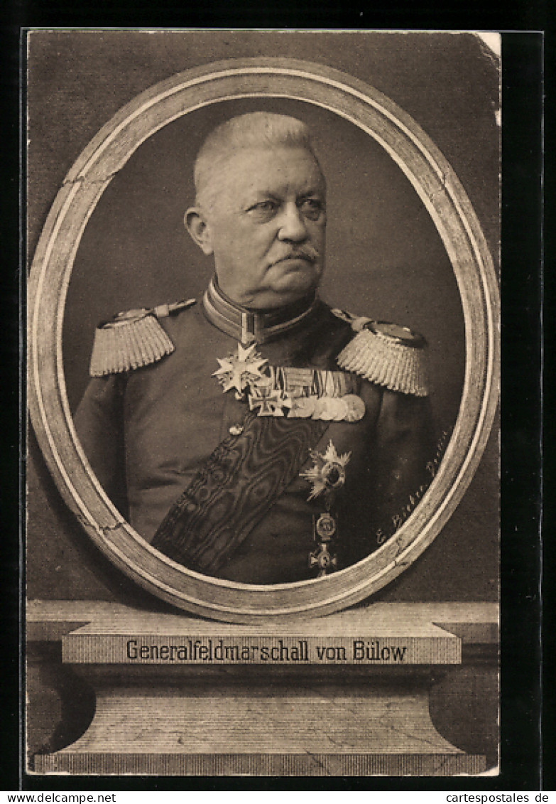 AK Heerführer Generalfeldmarschall Von Bülow  - War 1914-18