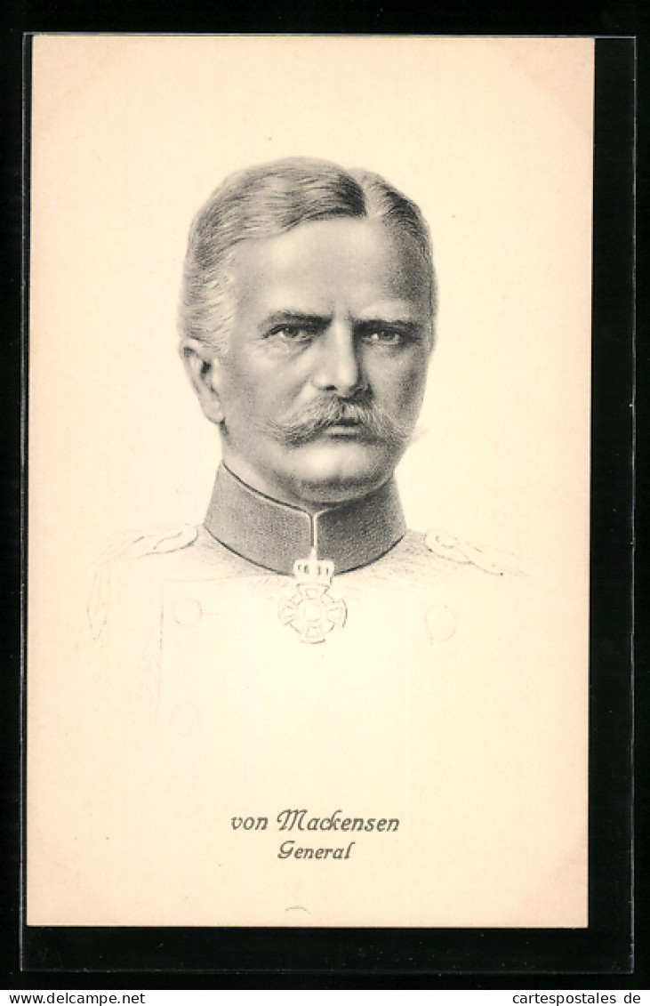 AK General August Von Mackensen  - Weltkrieg 1914-18