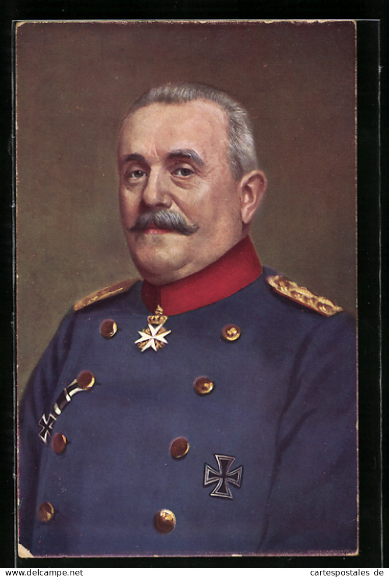 AK Heerführer, Portrait Generaloberst Vn Woyrsch In Uniform Mit Orden  - Weltkrieg 1914-18