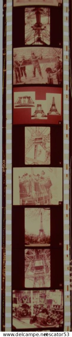 Film Fixe ODF N°145 La Tour Eiffel Années 50 - Bobines De Films: 35mm - 16mm - 9,5+8+S8mm