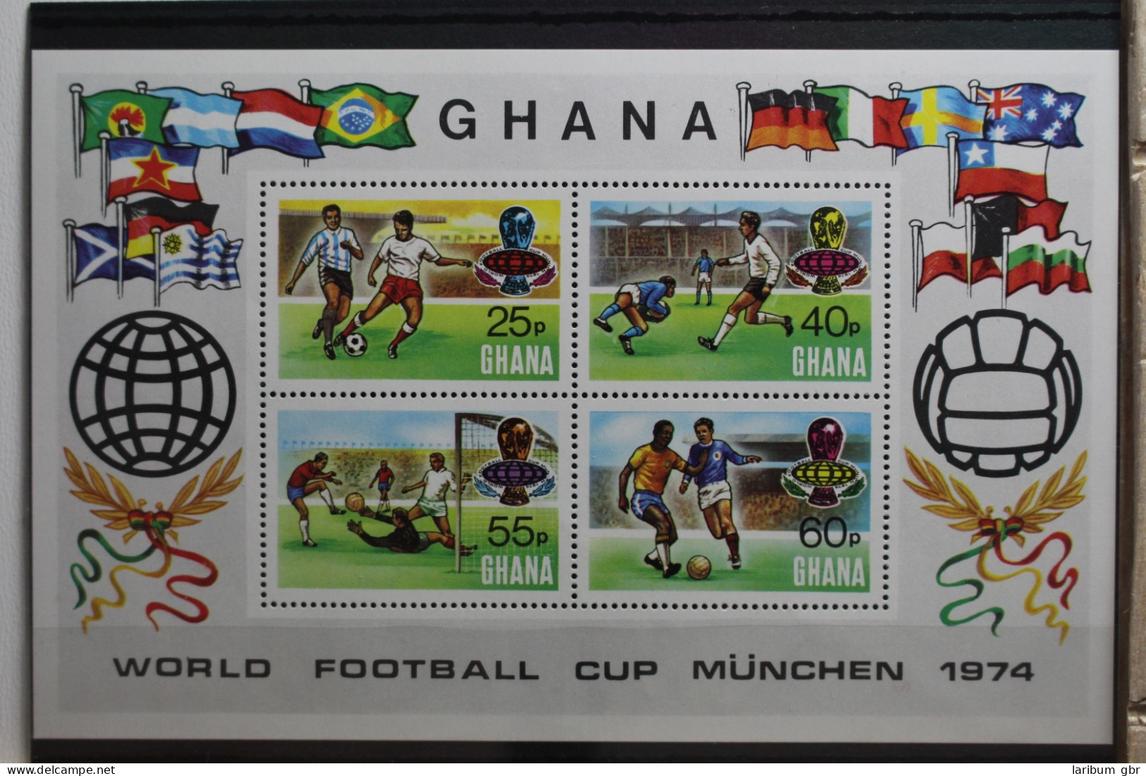 Ghana Block 57 A Mit 568 A-571 A Postfrisch #TA224 - Ghana (1957-...)