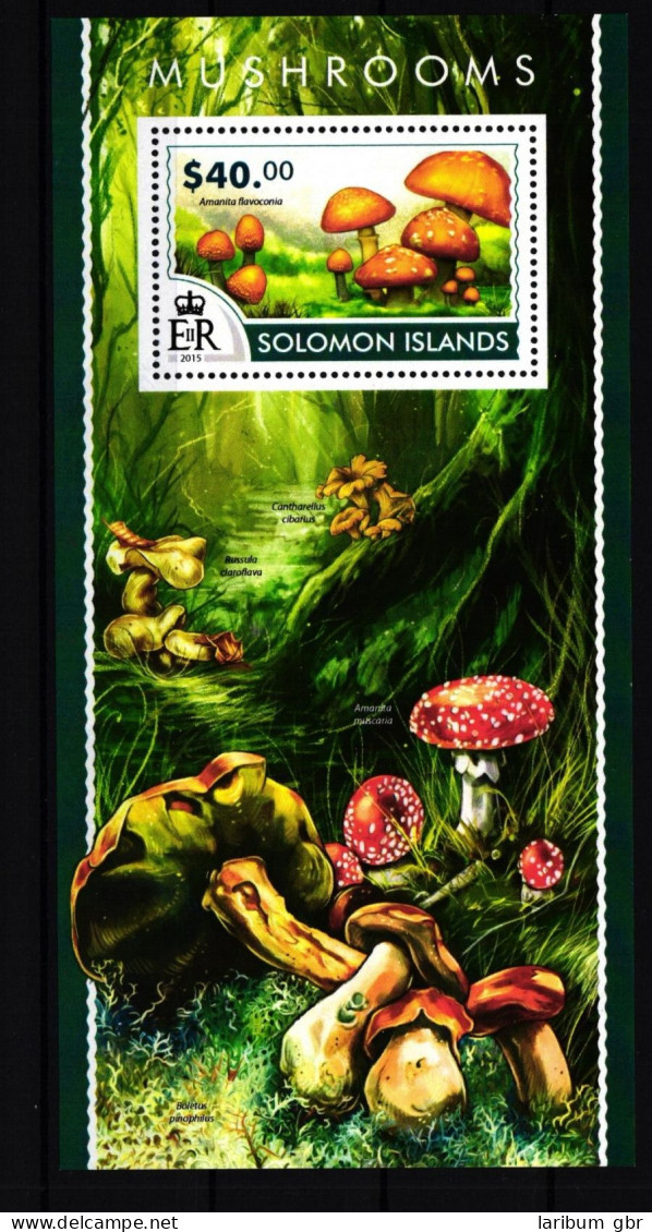 Salomon Inseln Block 401 Postfrisch Pilze #HR849 - Solomon Islands (1978-...)