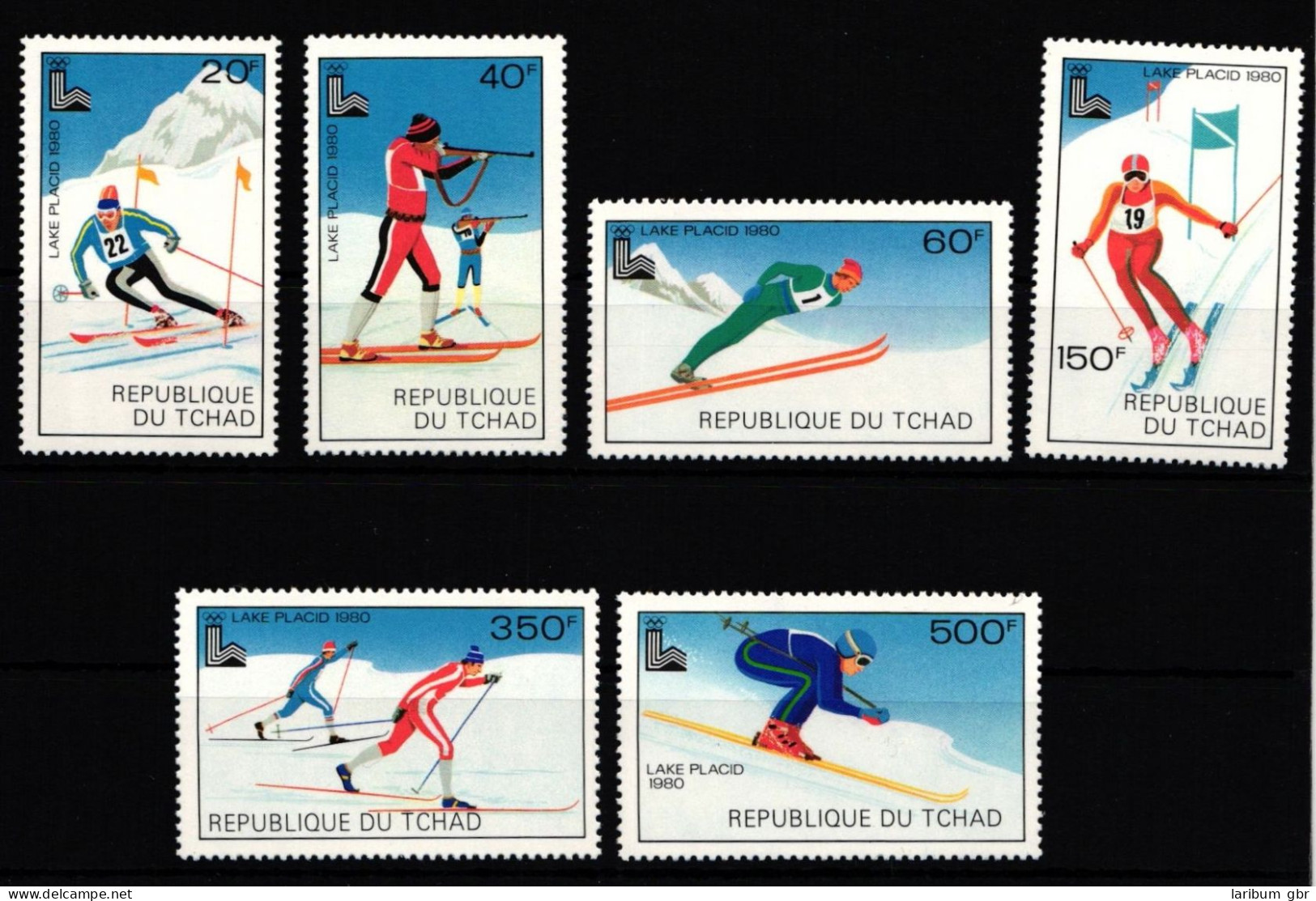 Tschad 877-882 Postfrisch Olympiade Lake Placid 1980 #HR771 - Chad (1960-...)