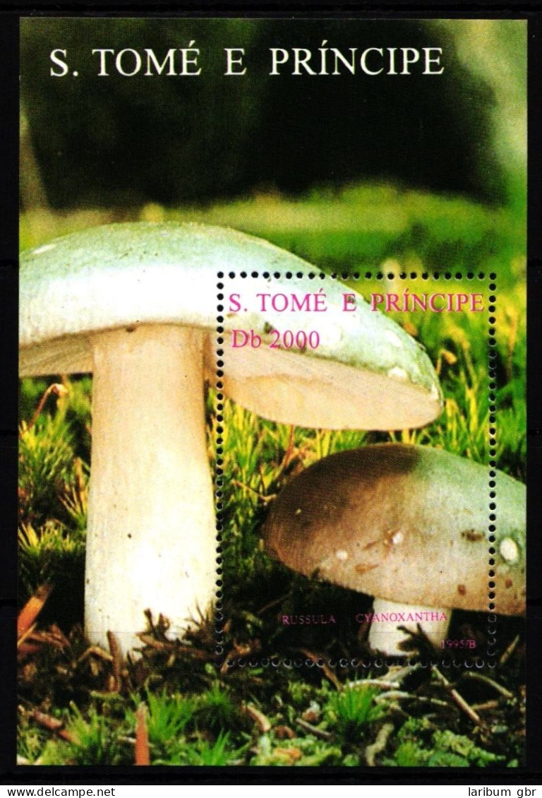 Sao Tome E Principe Block 345 Postfrisch Pilze #HR847 - Sao Tome And Principe