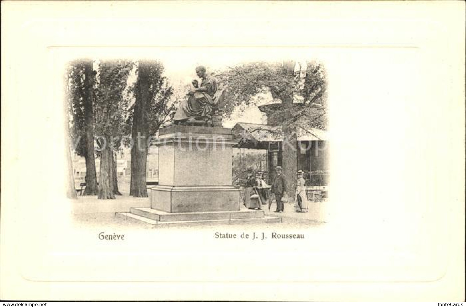 12472095 Geneve GE Statue De J. J. Rousseau Geneve - Autres & Non Classés